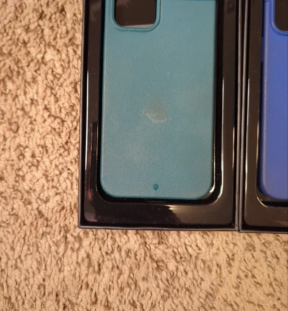 Sheath Phone Case - Sea Green and Electric Blue